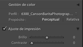 novedades en el modulo imprimir en lightroom v4